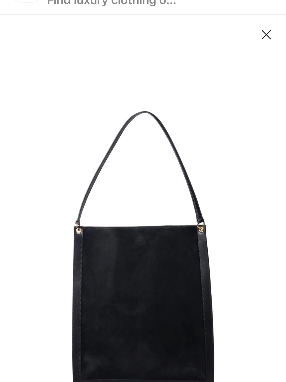 NEW WANDLER PENNY LEATHER SUEDE TOTE BAG BLUE - Picture 4 of 6